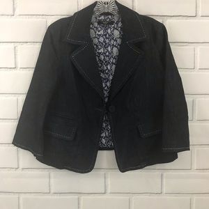 Women’s TALBOTS Denim blazer jacket